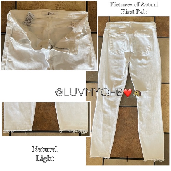 J Brand Low Rise Cropped Jeans - Picture 3 of 5